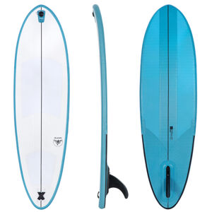 Nafukovacia surfovacia doska 500 compact 6'6" (bez pumpy a leashu)