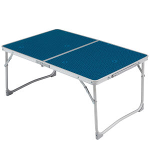 Nízky rozkladací kempingový stolík mh100 modrý