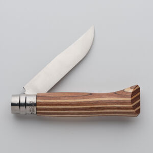Nôž z nehrdzavejúcej ocele č. 8 preglejková breza hnedý