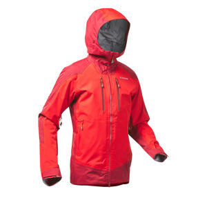 Pánska nepremokavá horolezecká bunda alpinism evo červená