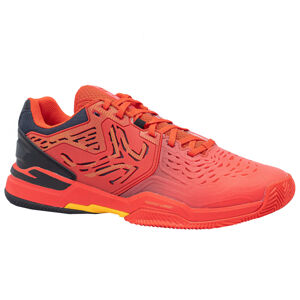 Pánska tenisová obuv ts560 na antuku oranžová
