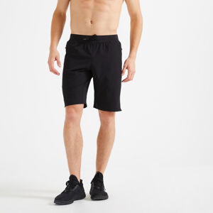 Pánske šortky na fitness béžové
