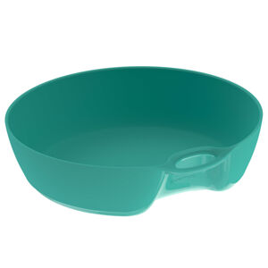 Plastový hlboký tanier mh100 na kempovanie zelený 0,5 litra