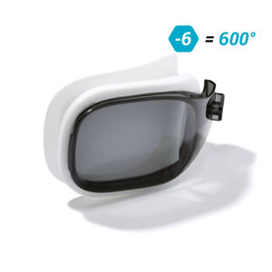 Plavecké okuliare selfit dioptrické s dymovými sklami veľkosť s -2
