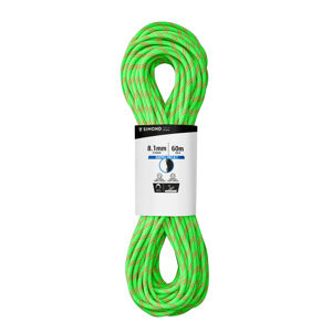 Polovičné horolezecké lano rappel dry 8,1 mm × 60 m zelené