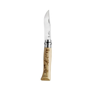 Poľovnícky nôž č. 8 skladací z nehrdzavejúcej ocele 8,5 cm