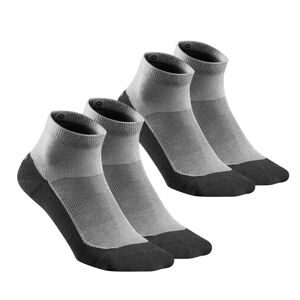 Ponožky hike 50 polovysoké súprava 2 párov sivé