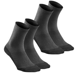 Ponožky hike 50 vysoké súprava 2 párov sivé