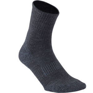 Ponožky warm na športovú chôdzu a nordic walking čierne