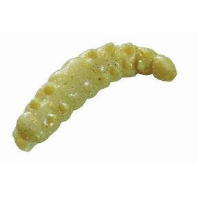 Prírodné nástrahy – larvy s flitrami žlté