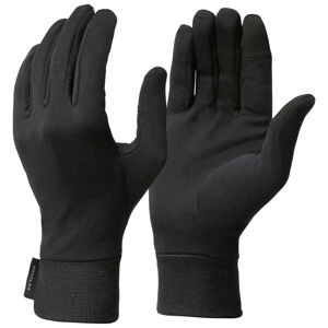 Spodné trekingové rukavice mt500 hodvábne čierne