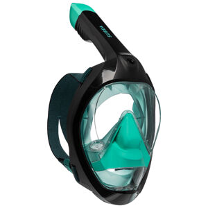 Maska easybreath 900 na potápanie béžovo-zelená