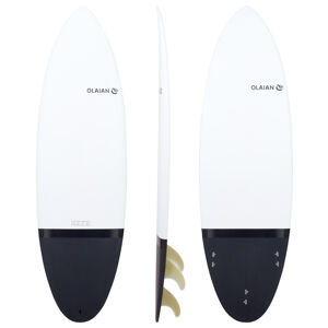 Surfovacia doska shortboard 900 tvrdá 5'10" s 3 plutvičkami