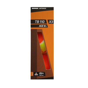 Tenisové loptičky tb110 oranžové 3 ks