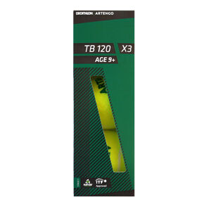 Tenisové loptičky tb120 zelené 3 ks