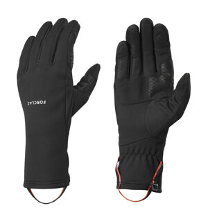 Trekingové dotykové a strečové rukavice mt500 čierne