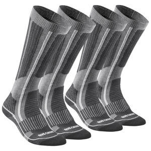 Detské turistické hrejivé ponožky sh520 x-warm vysoké 2 páry